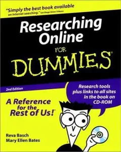 USED-Researching Online for Dummies by Reva Basch (Paperback)
