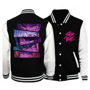 Kpop Demon Varsity Jacket Unisex, Idol Anime Streetwear, Cosplay Style Bomber Coat, Fan Gift Idea