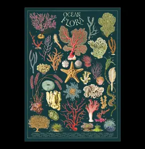 Ocean Flora Poster Wrap