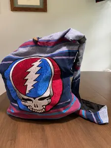 Grateful Dead bag - Steal Your Face embroidered purse /Dead Head shoulder bag - Stealie bag - Dead and Co Bag - licensed by G. Rose