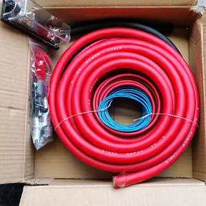 High Performance COMPLETE Oversized 0 GAUGE AMPLIFIER WIRING KIT (Red/Black)