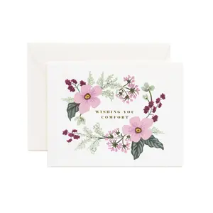 Wishing You Comfort Bouquet Card