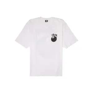 Stussy Men's 8 Ball Tee White, from StockX