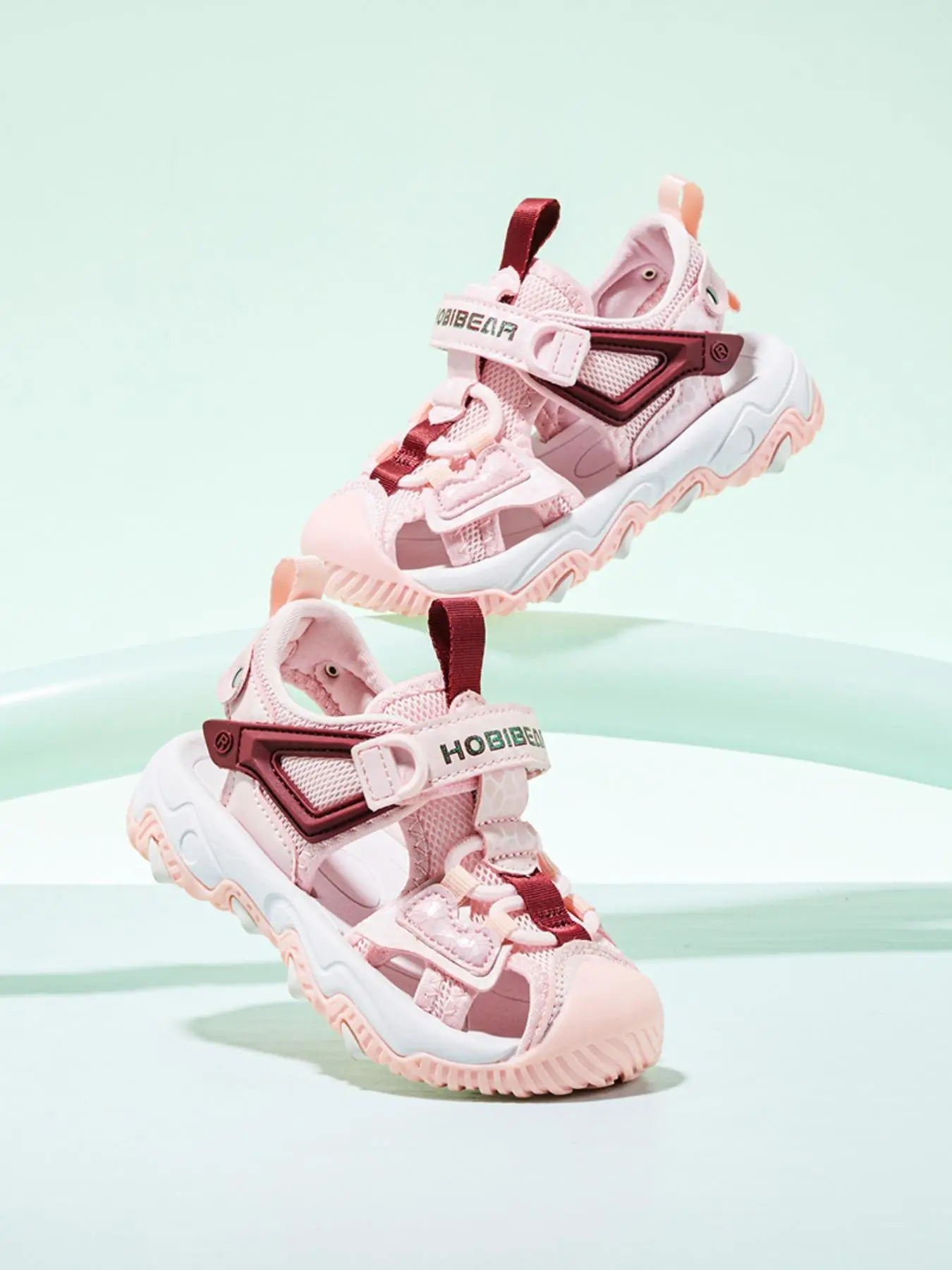 HOBIBEAR Children's new summer shoes for boys and girls, toe anti-collision sandals, children's casual beach shoes