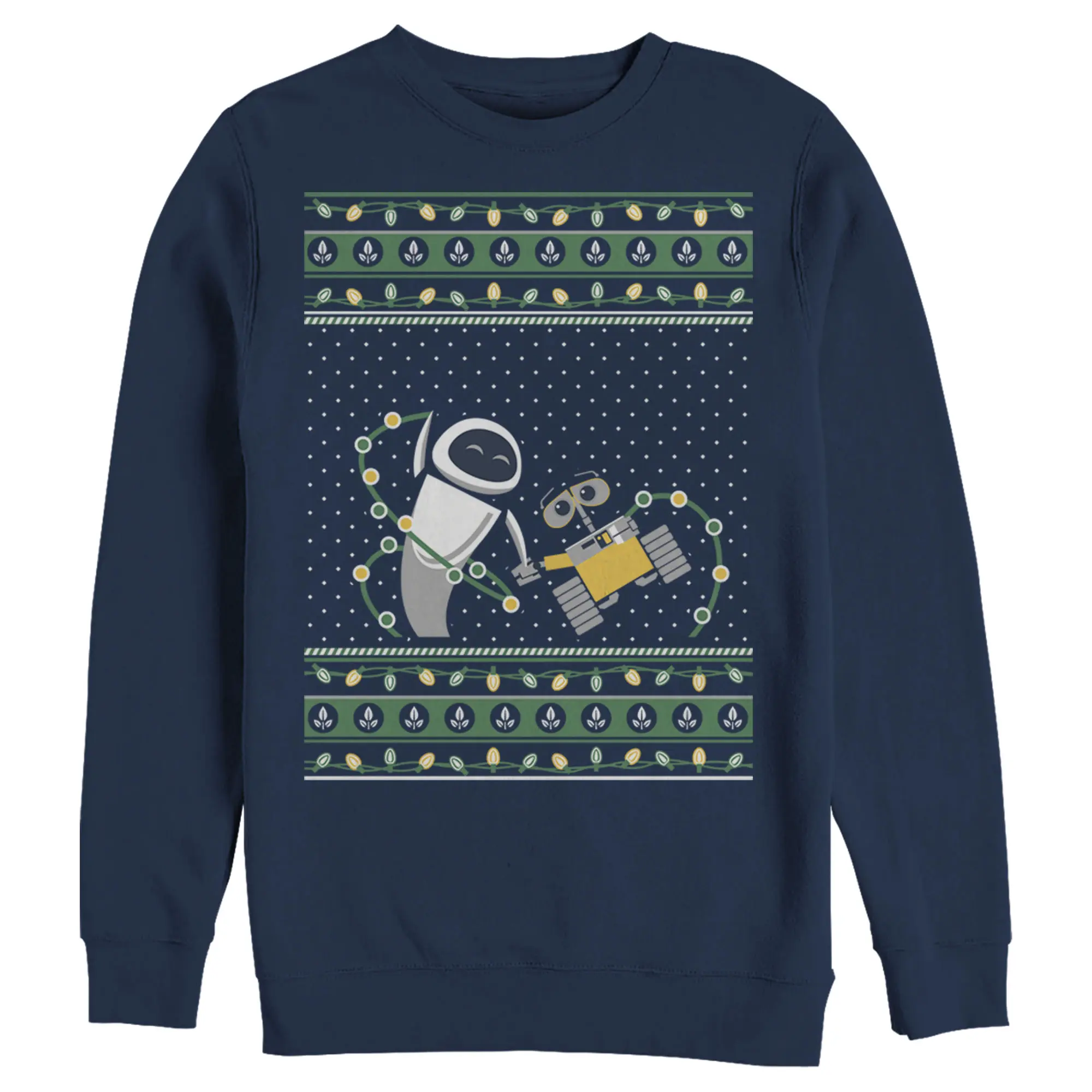 Men's Wall-E Eve Ugly Sweater Sweatshirt