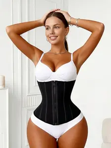 Women's Underbust Corset Waist Trainer, Tummy Control Waist Cincher, 24 Steel Boned Body Shaper, Workout & Everyday Use, Shapewear