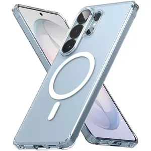 for Samsung Galaxy S26 Ultra S25FE S25 S24 S23 S22 S21 Ultra Protective Shockproof Smartphone Case [Compatible with MagSafe] Oil & Dirt Resistant Anti-Fingerprint Technology Prevents Oily Smudges - Magnetic Matte Clear Shockproof Smartphone Cover