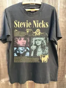 [SALE OFF 25%] Stevie Fleetwood Mac T-Shirt, Retro Stevie Nicks Cotton Unisex T-Shirt, Gift For Fan, Gift For Her, Gift For Him