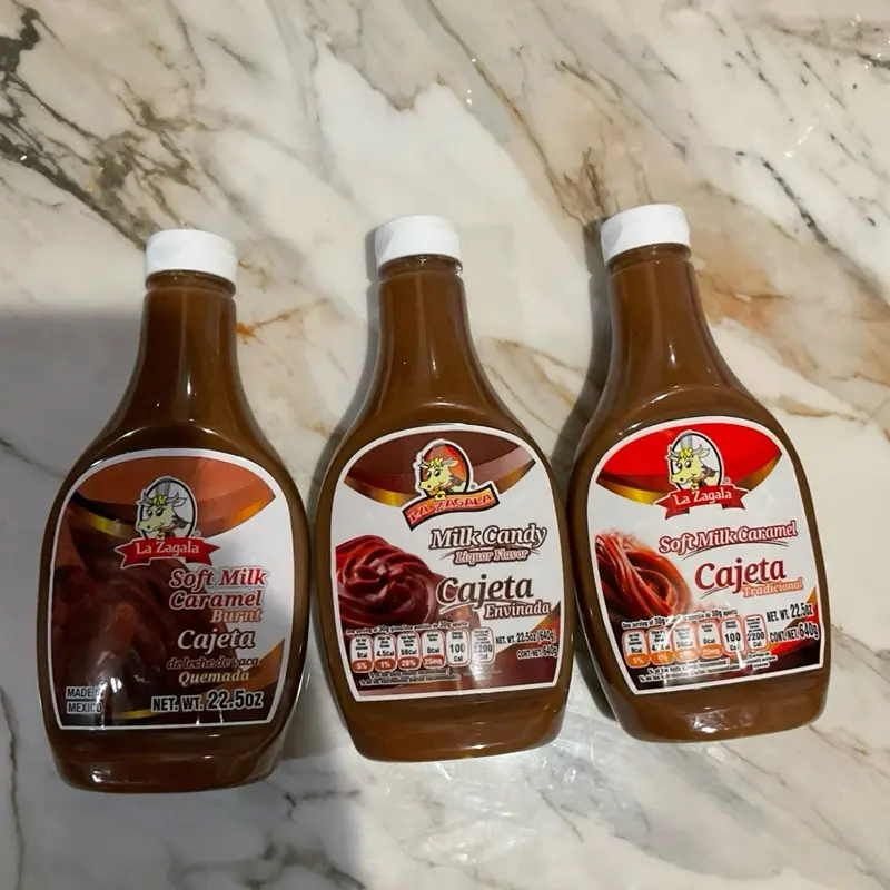 Cajeta La Zagala soft milk candy traditional , burnt , envinada
