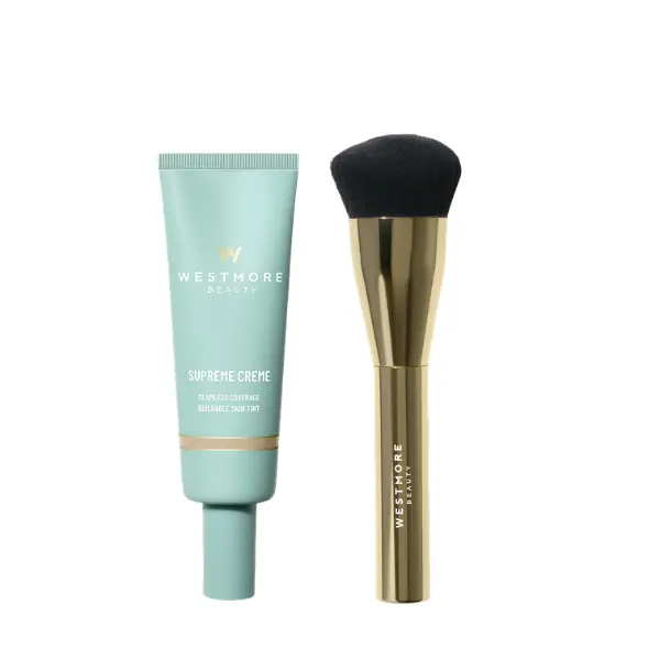 Supreme Creme Buildable Skin Tint + Foundation Brush