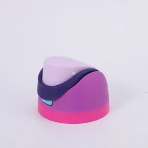 Sports water bottle replacement cap, Tumbler replacement lid, compatible with 16 oz, 24 oz, 32 oz, and 40 oz bottles, one-button water bottle top cap replacement accessory, leak-proof, Drinkware Lid