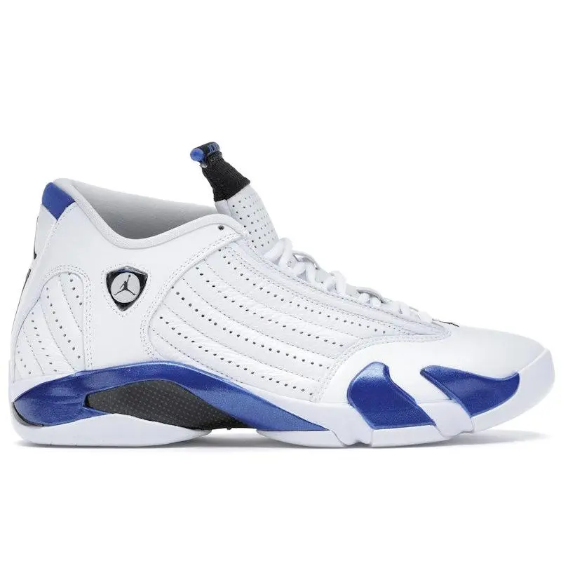 Jordan Men's 14 Retro White Hyper Royal, from StockX