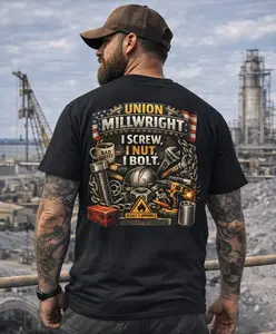 Union Millwright I Screw I Nut I Bolt T-Shirt