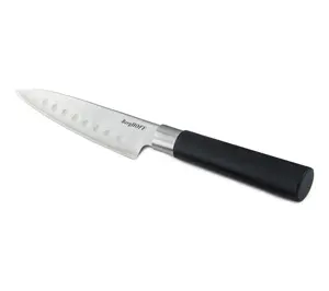 BergHOFF DiNA Codon Stainless Steel Scalloped Santoku Knife 5" BergHOFF DiNA Codon Stainless Steel Scalloped Santoku Knife 5"