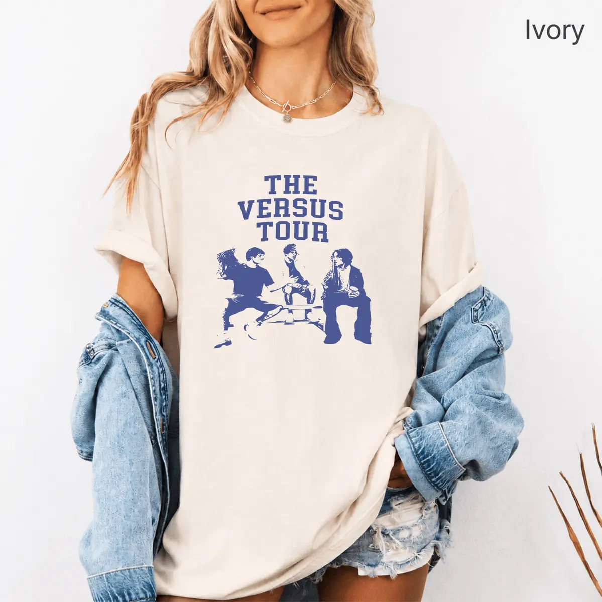 Sturniolo Triplets Iconic Shirt 2 Side The Versus Tour 2023 Concert Ticket Vintage 90s Y2k Graphic Shirt Unisex Gif Soft Relaxed Fit Cotton Tee For Men & Women