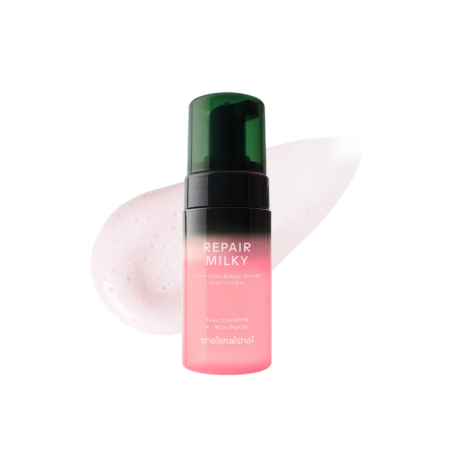 Repair Milky Urea Glow Bubble Serum, Gentle Glow Serum with Peptides, collagen bubble moisturizer, milky glow, Korean Skincare, 3.38 Fl Oz