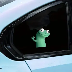 1PC  Cute Green Lizard Car Sticker Vehicle Exterior Decoration Is Waterproof  Sun-protected and Durable  Suitable for Car Windows  Windshields  Laptops  Tablets  Exterior  Decorative Decals  Halloween Theme  DIY Accessories Vinyl Decal Sticker
