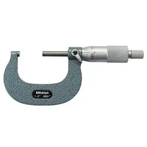 Mitutoyo  1-2 in. Mechanical Micrometer with Ratchet Stop Standard