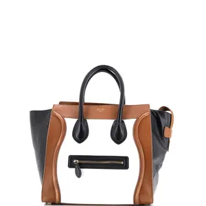 Pre-owned Celine Leather Tote Bags REBAG Tricolor Luggage Bag Micro by Rebag