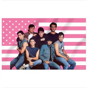 3x5 Ft The Outsiders Decorative Flags wall tapestry poster for college dorm cave bedroom living room office party decoration gift