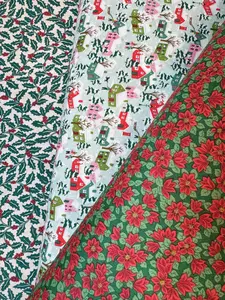 Holly Jolly | Liberty of London Christmas Fabric Bundle | 3 Fat Quarters