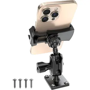 Phone Holder for /Wall/Boat, Drill-Base Mount for Van Dashboard, Durable 360?Adjustable & Firm Grip Clamp Stand Compatible with 4.7"-6.9"///Nexus//(Short Arm)