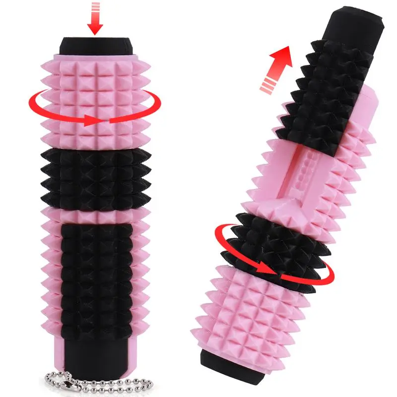 5-in-1 Spiky Sensory Stim Fidget Keychain - Spinner, Slider, Roller, Clicker with Spiky Grip for ADHD Teens 9+ Stress Relief Tactile Tool