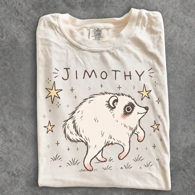 Jimothy Raccoon Viral Shirt, Short King Jimothy Tee. Cute Trash Panda Shirt, Famous Seattle Raccoon Shirt, Cute Baby Raccoon