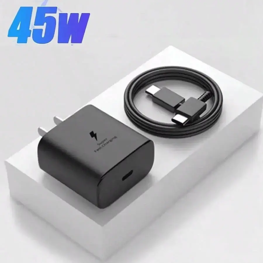 Samsung Super Fast Charge 2.0 Data Cable, Ultra High-Speed Charger, USB-C Adapter, Durable Portable Design, Quick Sync Charging