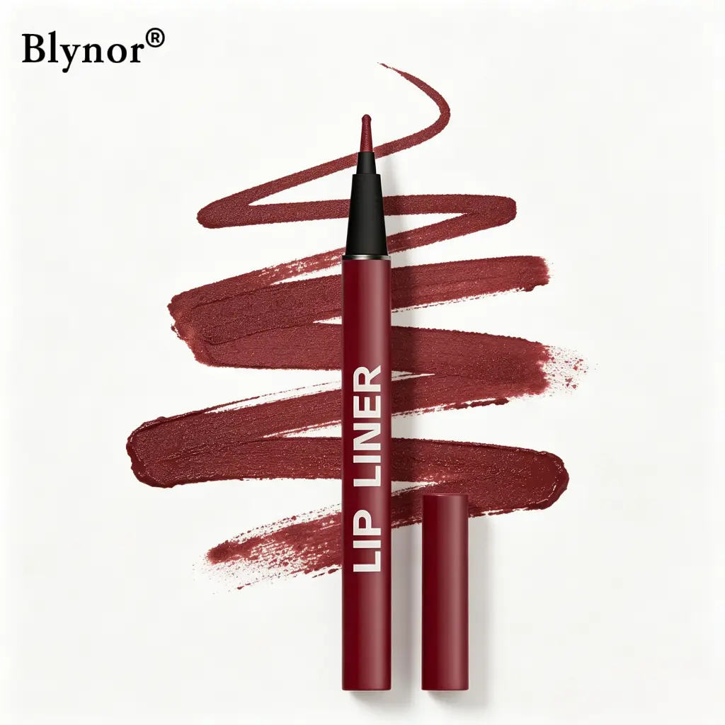 Lip Liner Set of 4 Marker Pens for Defined Lips - Long-Lasting, Smudge-Proof, Transfer-Proof, Gentle & Gluten Free Formula, Professional Makeup Products, Cosmetic, Youth, Fragrance Free Lip Pencil Lipliner Blend