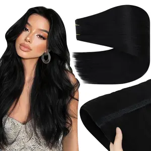 Youngsee 16-24 inches 50 gram butterfly weft hair extensions ovo weft genius pu weft  hole butterfly  hair extensions human hair XO weft human hair extensions straight hair real human #SummerVibes