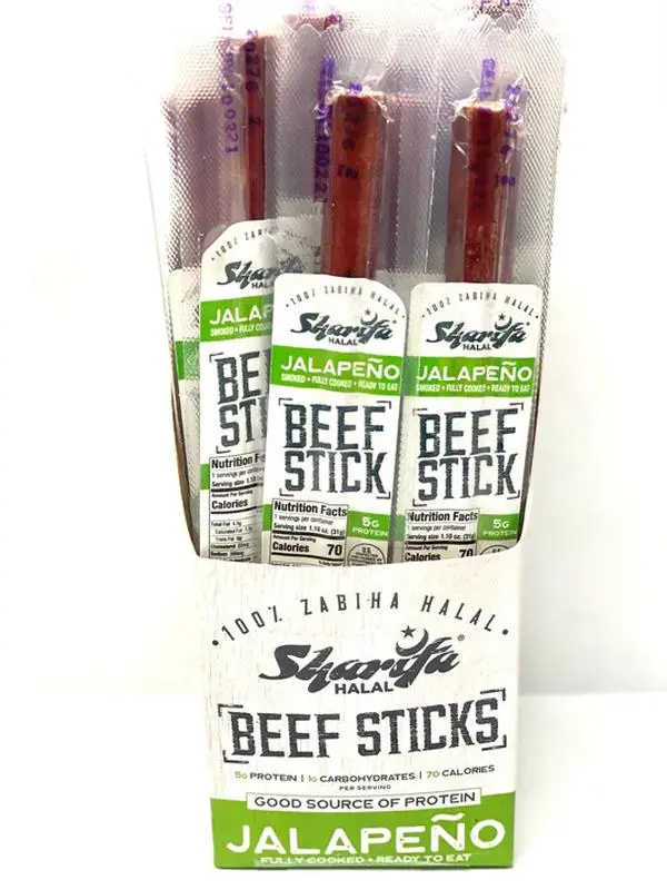 JALAPEÑO HALAL BEEF STICK BOX (16 Sticks)