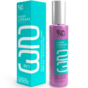 Hydra Fusion 23-in-1 Leave-In Hair Cream — 3D Hyaluronic Acid Matrix for Deep Hydration, Anti-Frizz Detangler with UV Protection — Smooths & Nourishes Dry, Damaged Hair — 200 ml / 6.75 fl oz