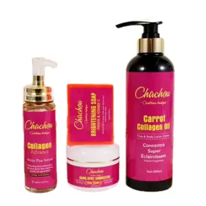 Carrot Collagen Oil, White Plus Serum, Brightening Soap Papaya & Vitamin C, Dark Sport Corrector