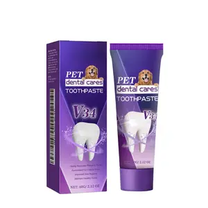 Pet V34 Toothpaste, Remove Tartar & Bad Breath, Gentle Gum Care for Dogs Cats