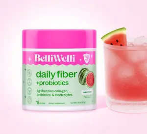 BelliWelli Daily Fiber + Probiotics + Collagen - Watermelon Health Fitness BelliWelli Daily Fiber + Probiotics + Collagen - Watermelon Health Fitness