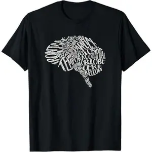 Classic Brain Anatomy Graphic Sweatshirt, Unisex Casual Cotton Top, Medical Gift for Doctors, Nurses & Neurologists