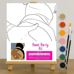 Paint Party Canvas Sip and Paint Kit- Handful