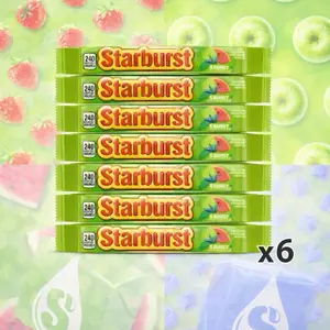Starburst Assorted Sour Fruit Chews 2.07 oz. 6 Pack
