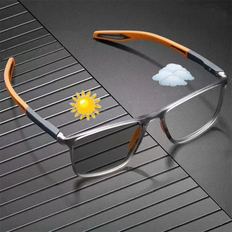 Ultimate UV Photochromic Glasses – Clear Indoors, Dark Outdoors with Blue Light Protection for Men and Women