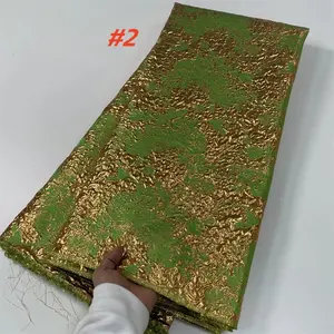 Elegant African Brocade Lace Fabric, French Jacquard Satin Lining, Perfect for Women's Party Dresses, Sewing Supplies