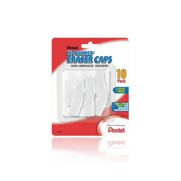 Hi-Polymer® Eraser Caps Non-Abrasive Erasers