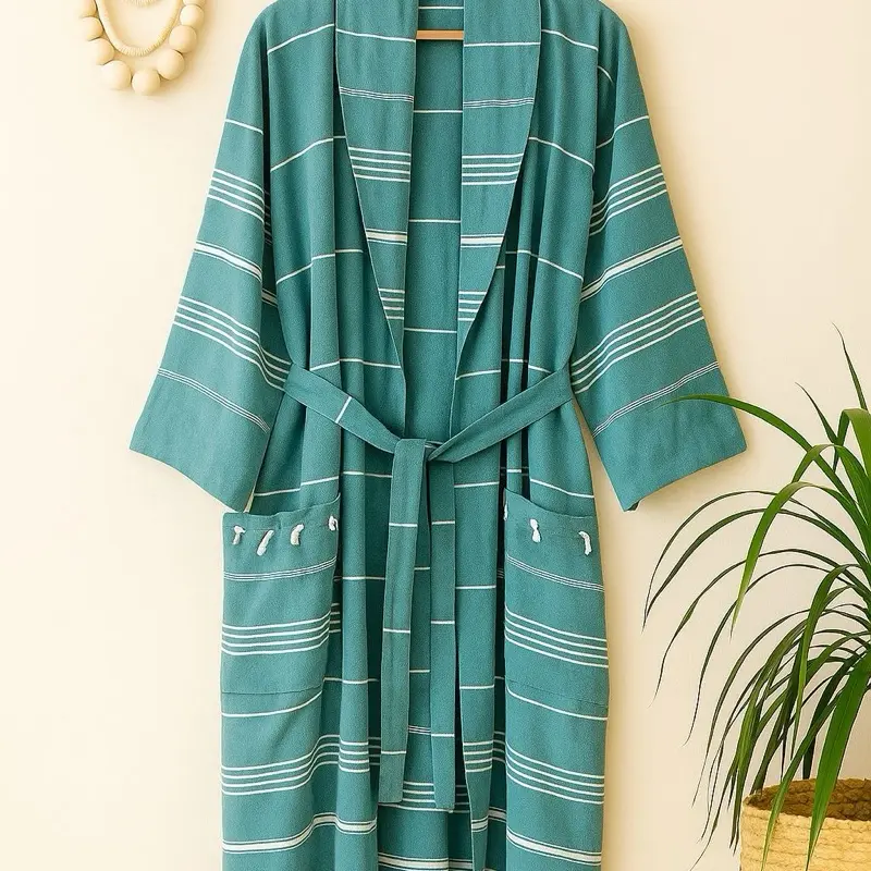 The Coastal Calm Turkish Robe