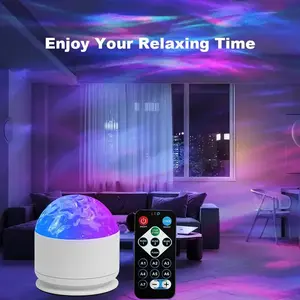 16 color one lamp two cover projection lamp for home bedroom romantic atmosphere lamp starry sky dreamy colorful projection night lamp living room bedside decorative lamp