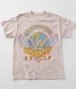 Van Halen World Tour 1984 Band T-Shirt Cotton Tee