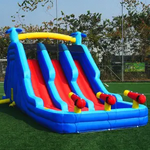 22ft Oxford Cloth Inflatable Water Slide (Home Water Park) – Features a pool, climbing area, and slide; perfect for summer pool parties and family gatherings (Blower included)