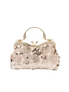 Elegant Sequin Rhinestone Handbag with Flower and Bud Design, Bling Handbag, Elegant Clutch Bags,Vintage Style Evening Bag for Weddings and Parties, Perfect Gift for Women, Fashionable Handbag