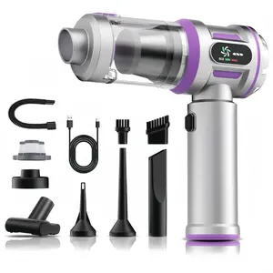 Vacuum Air Duster 125,000RPM Super Power Mini Car Vacuum Cleaner all-in-1 air Blower Gun Air Duster & Air Blower & Pump Hand Electric air Duster Handheld dust Blower Blower Cordless