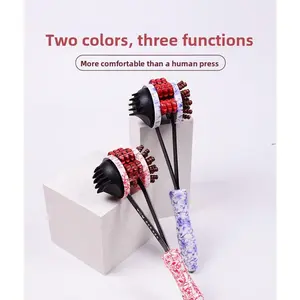 Blue and white porcelain roller massage hammer banger back massage sports relaxer