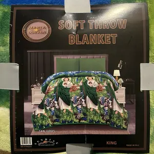 San Judas  King Blanket
